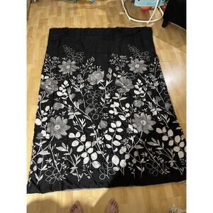 black and white floral comforter Twin Size‎